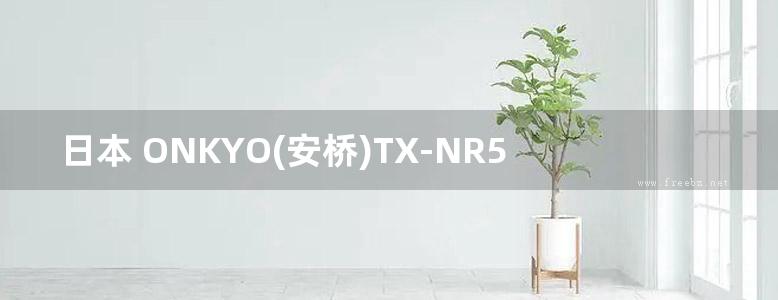 日本 ONKYO(安桥)TX-NR555 AV接收机用户使用手册